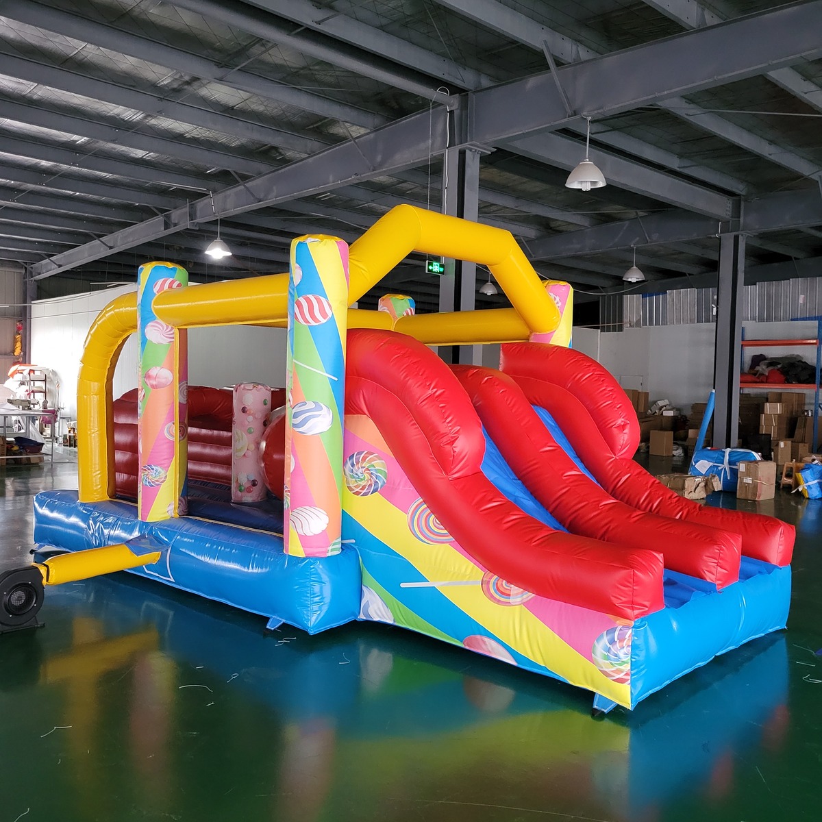 Kids Outdoor Slide - Château gonflable commercial en PVC pour