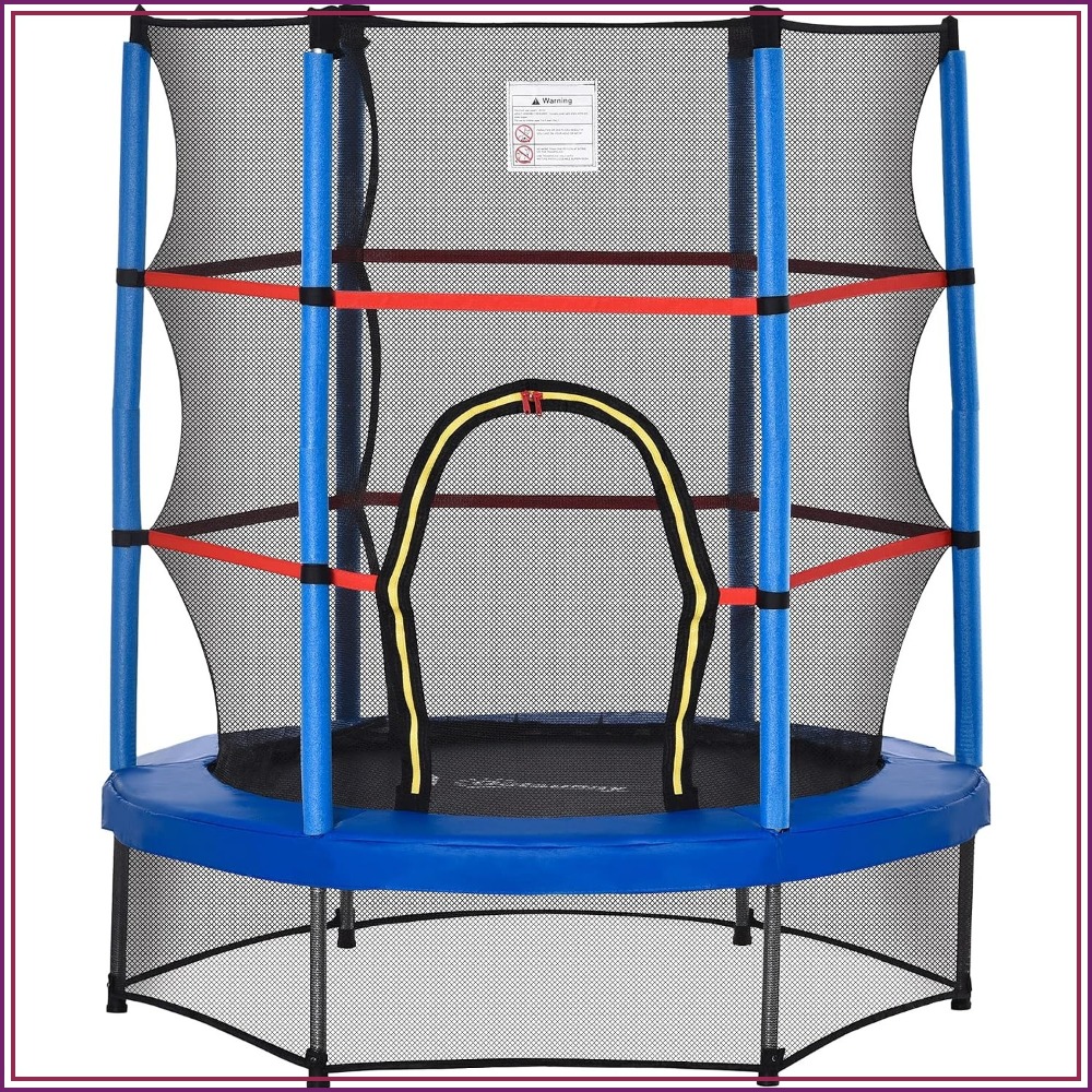 Kids Outdoor Trampoline - Mini trampoline de 55 pouces pour