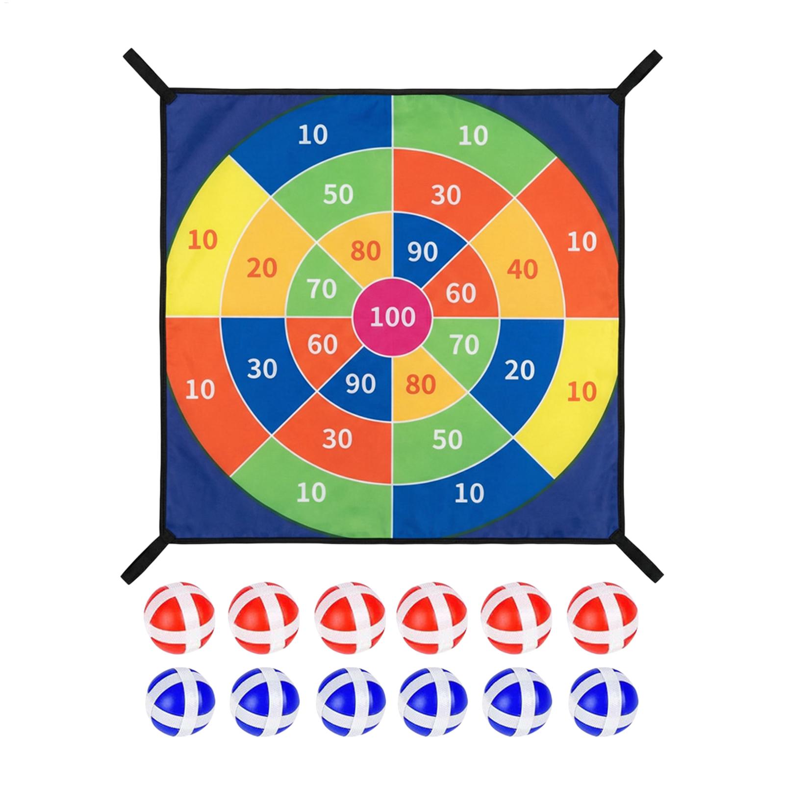 Kids Outdoor Trampoline - Jeu de fléchettes avec balles adhésives