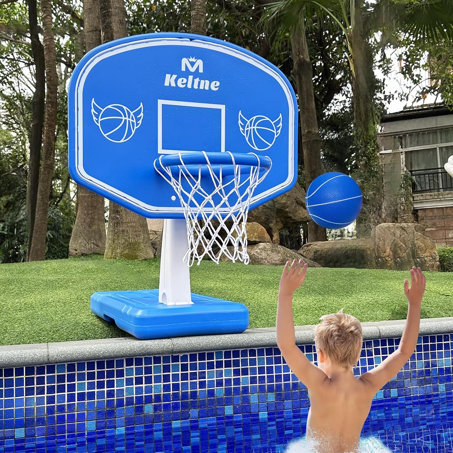 Kids Outdoor Games - Grand panier de basket pour piscine