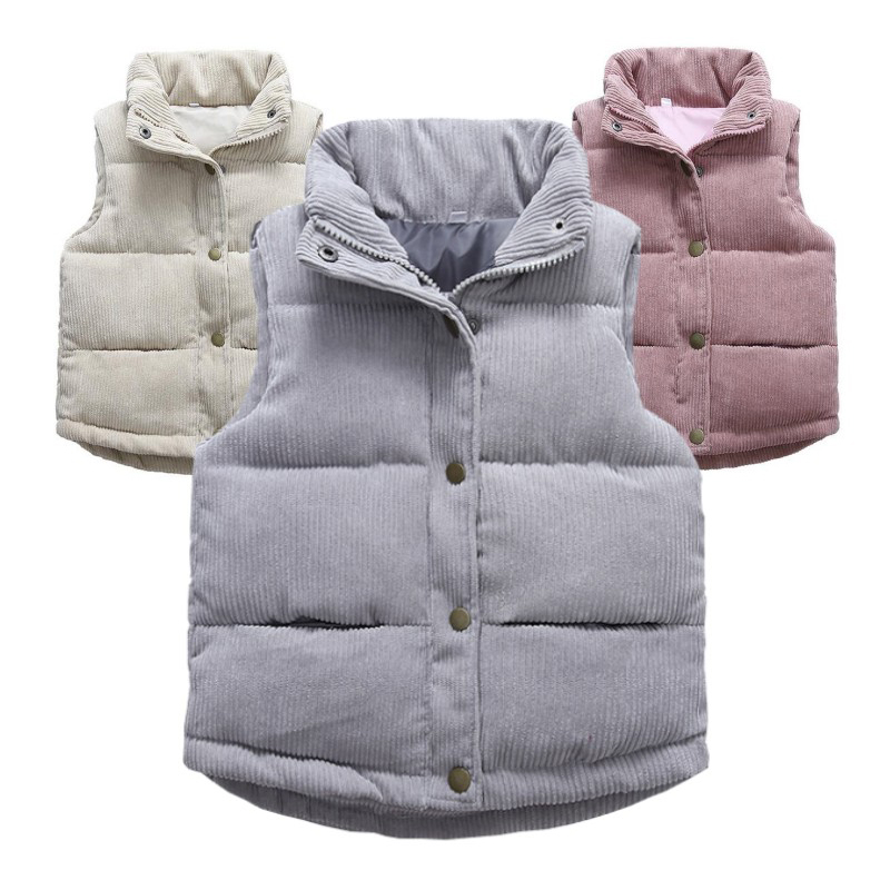 Kids Outdoor Jacket - Gilets en velours côtelé pour enfants,