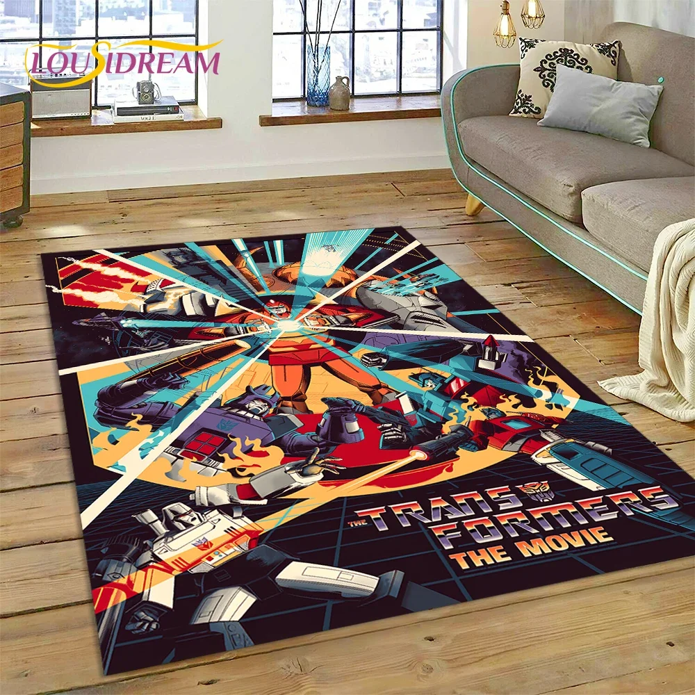 Kids Outdoor Lounge - Tapis 3D Autobots Transformers de dessin
