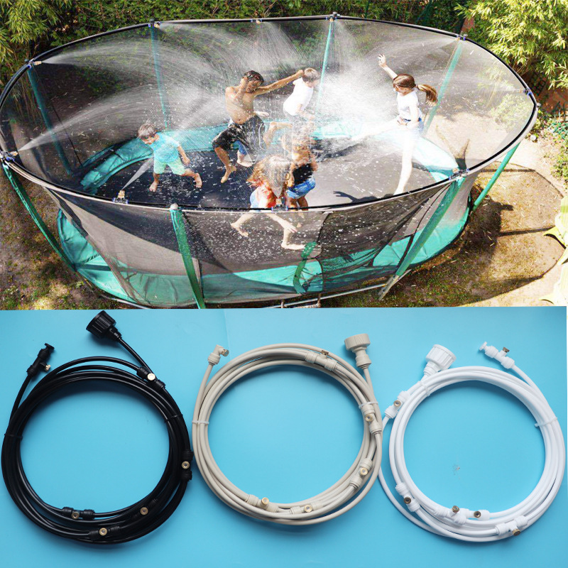 Kids Outdoor Trampoline - Arroseurs de Tramimmersion pour Enfants, Tuyau