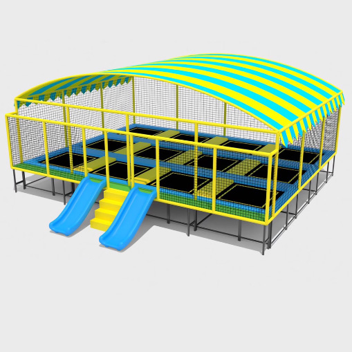 Kids Outdoor Trampoline - Équipement de trampoline professionnel pour enfants,