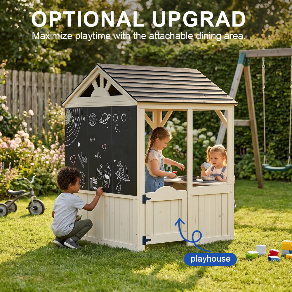 Mobilier de jardin, maisonnett - Kids Outdoor House With Kitchen avis et prix