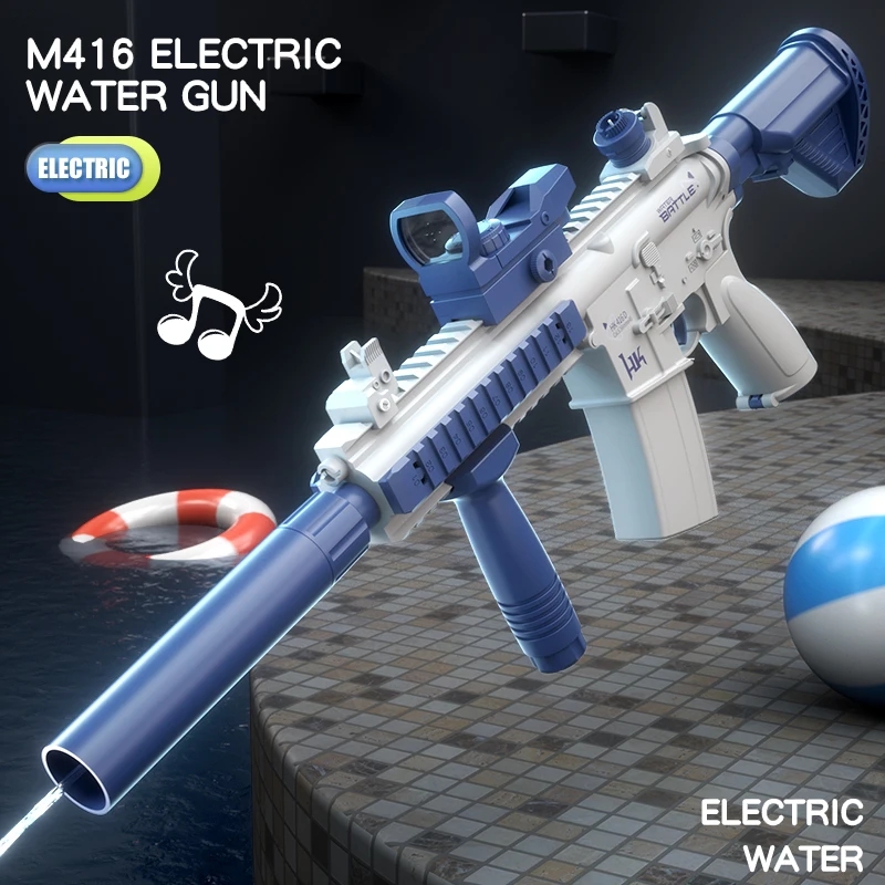 Pistolet à eau électrique M416 - Kids Outdoor Water Play avis et prix