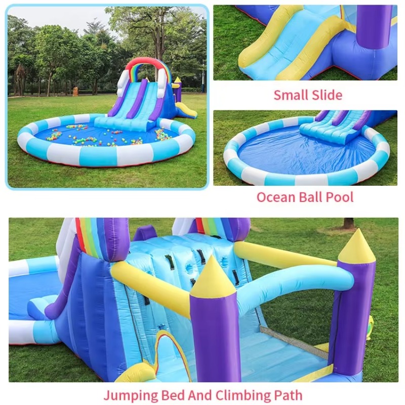 Toboggan aquatique gonflable g - Kids Outdoor Slide avis et prix