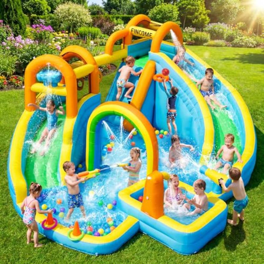 Parc aquatique gonflable extér - Kids Outdoor Slide avis et prix