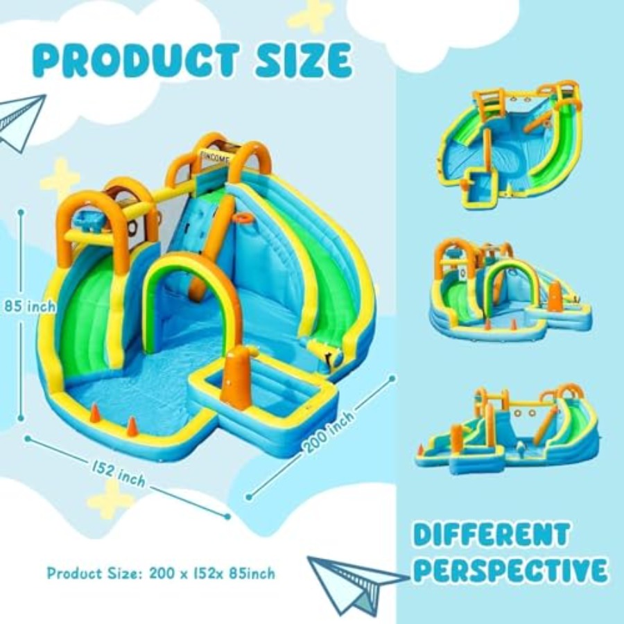 Parc aquatique gonflable extér - Kids Outdoor Slide avis et prix