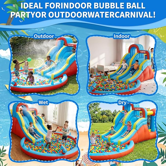 Parc aquatique gonflable 8-en- - Kids Outdoor Slide avis et prix