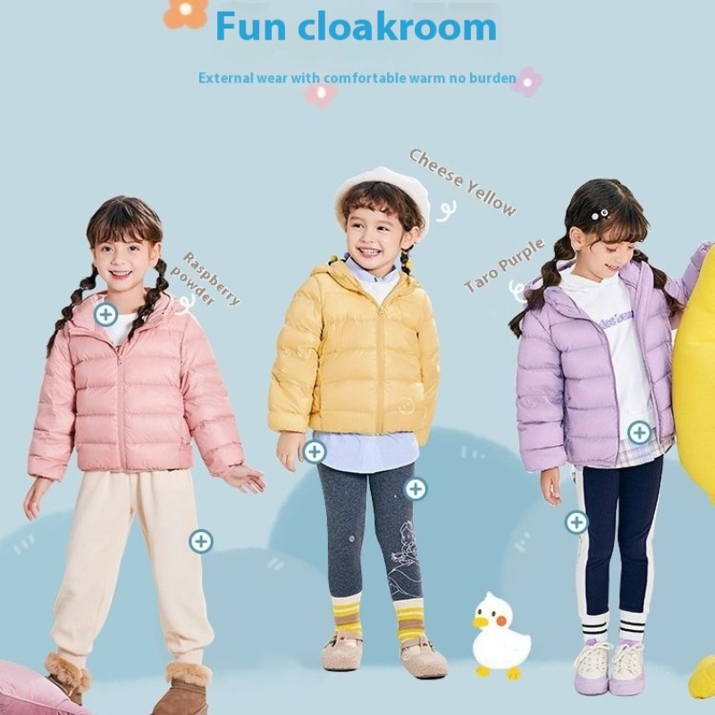 Doudoune légère en duvet de ca - Kids Outdoor Jacket avis et prix