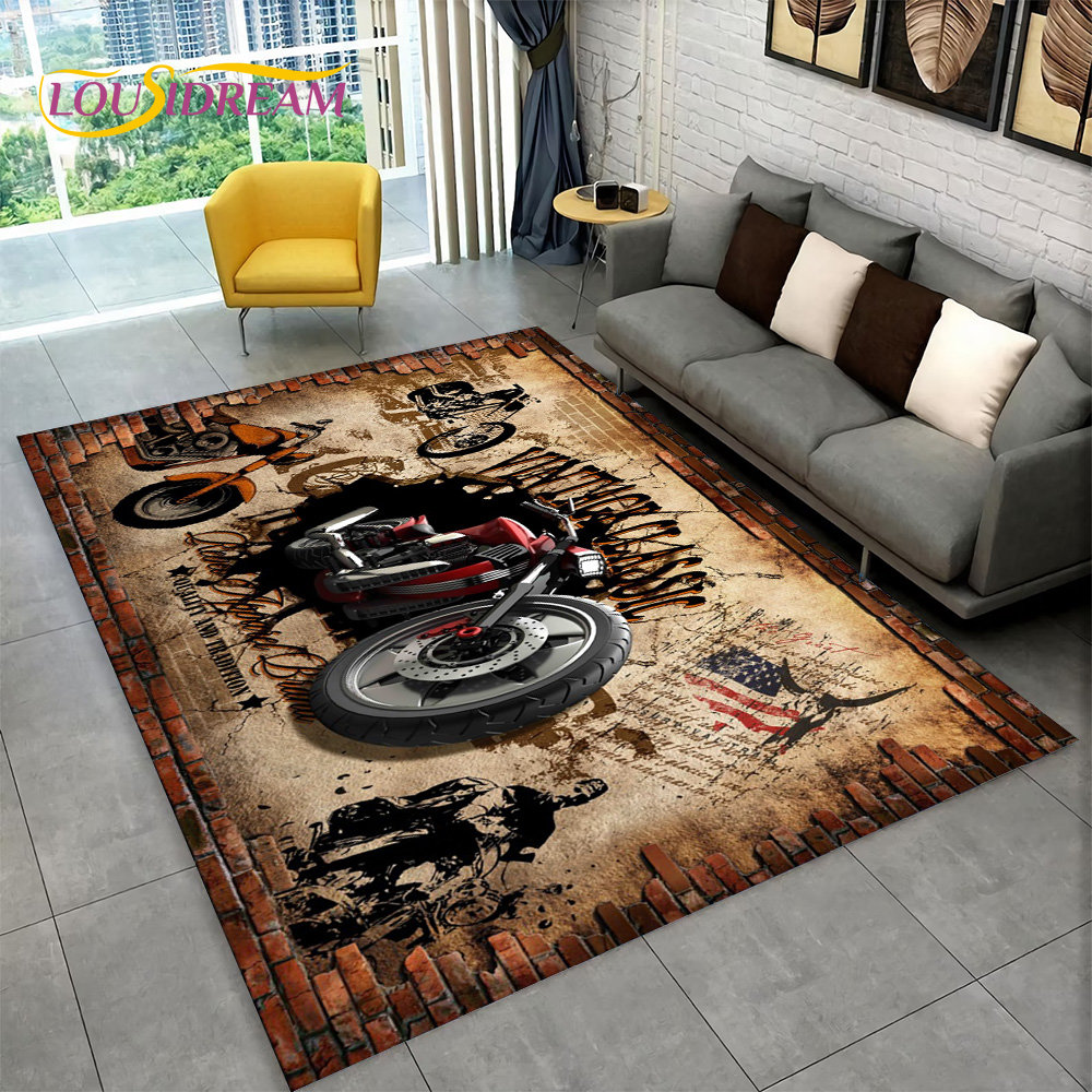 Tapis rétro 3D vintage pour mo - Kids Outdoor Lounge avis et prix