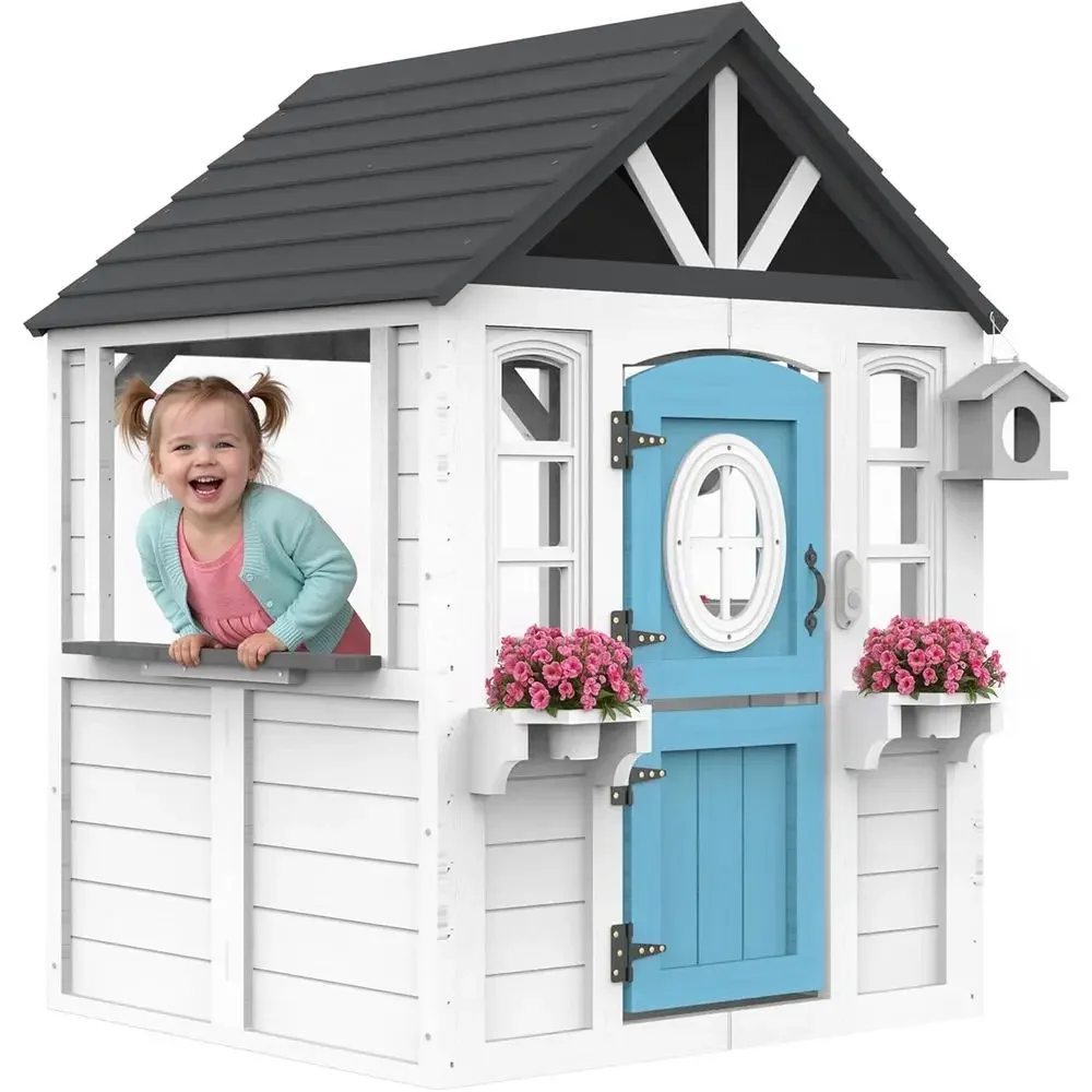Maisonnette en bois YOE pour e - Kids Outdoor House With Kitchen avis et prix