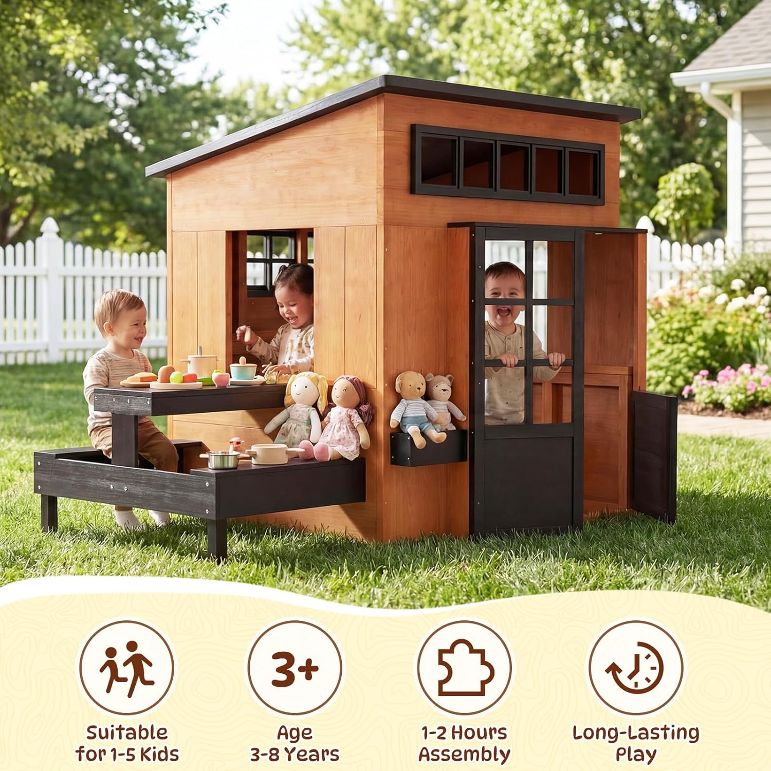 Maison de jeu extérieure Nordi - Kids Outdoor House With Kitchen avis et prix