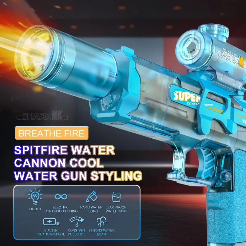 Pistolet à eau électrique lumi - Kids Outdoor Water Play avis et prix