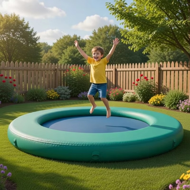 Trampoline gonflable résistant - Kids Outdoor Trampoline avis et prix