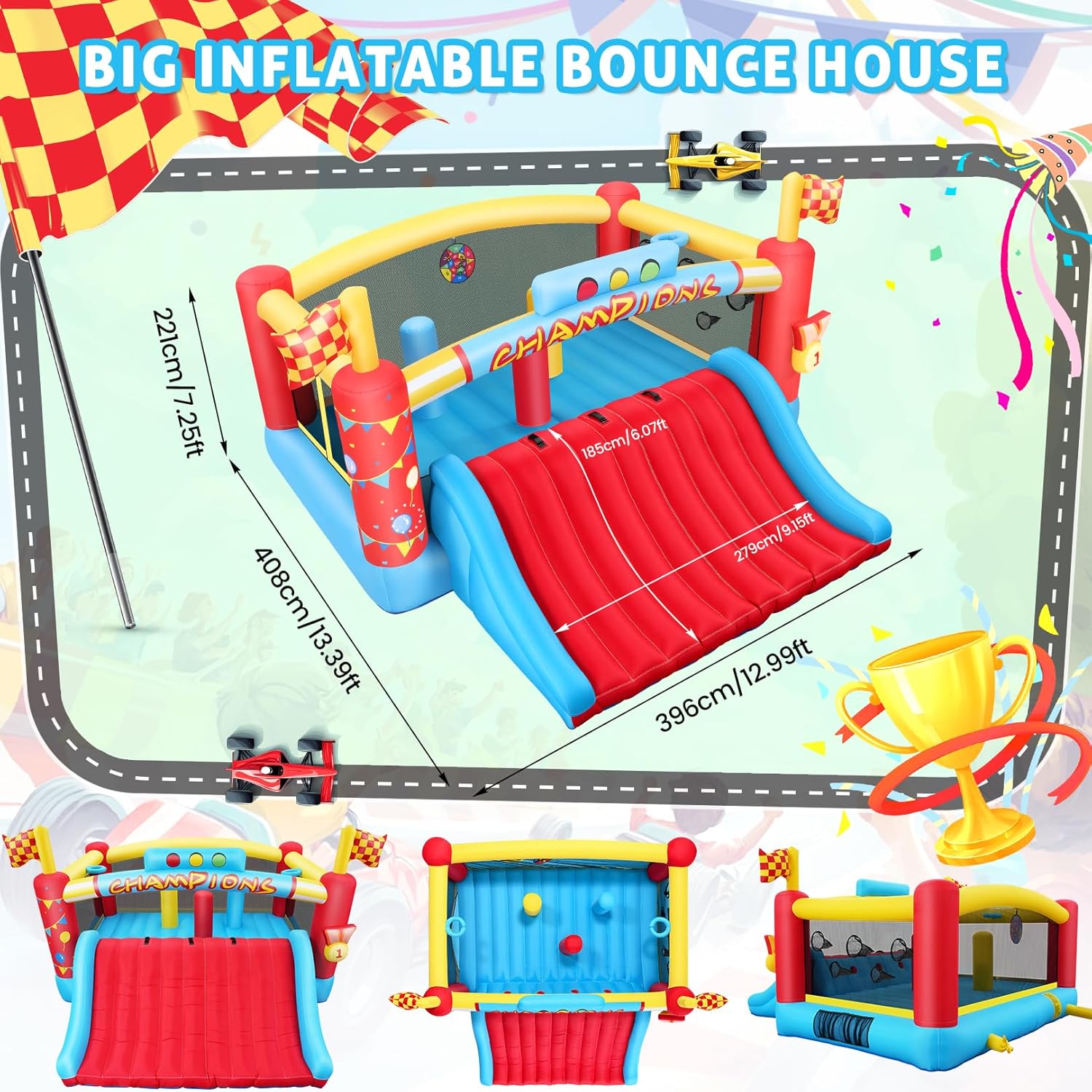 Grande structure gonflable pou - Kids Outdoor Games avis et prix