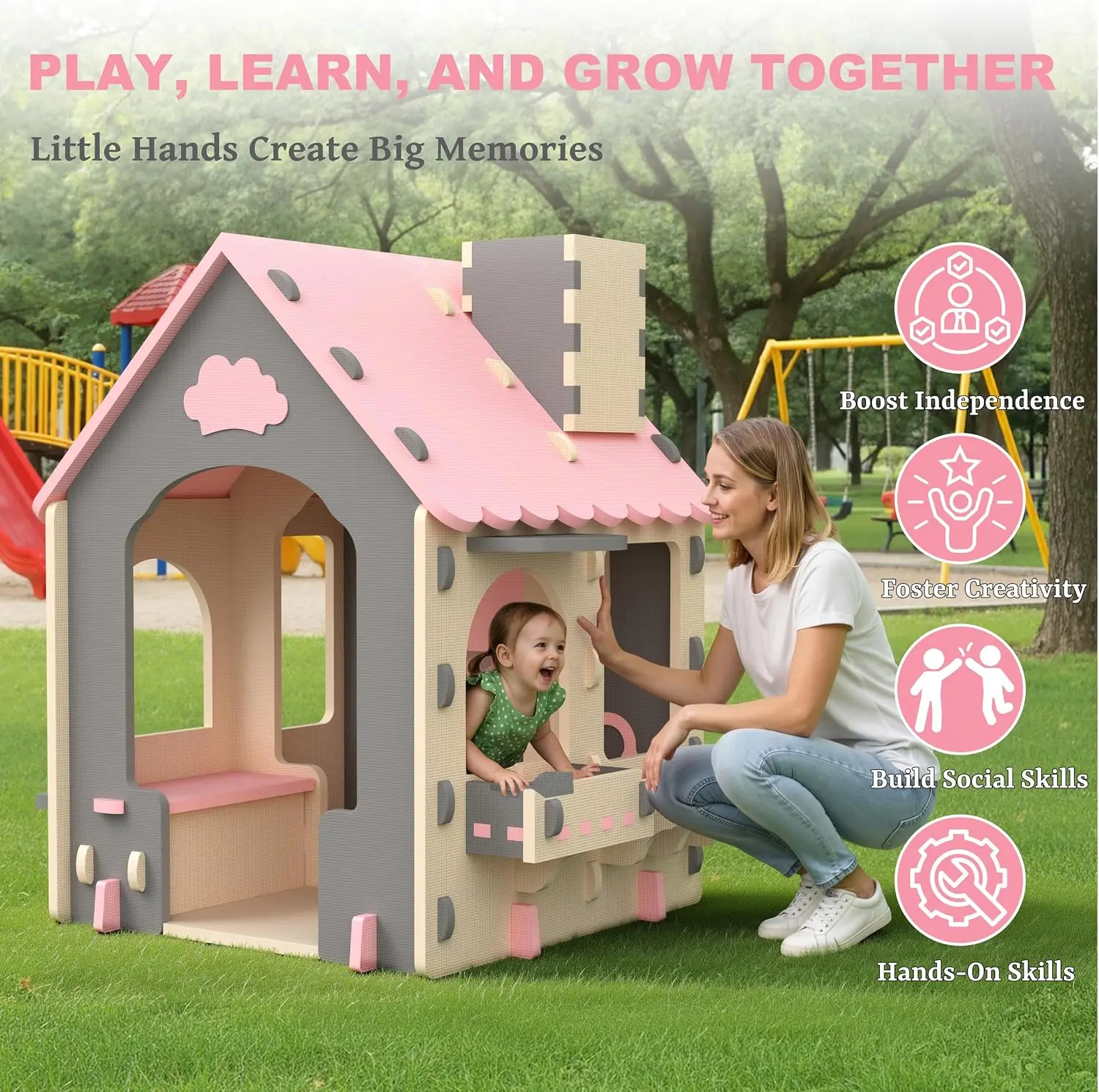 Maison de jeu pour enfants sur - Kids Outdoor House With Kitchen avis et prix