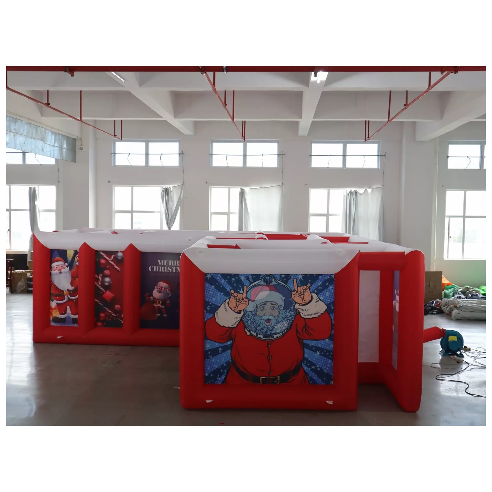 Grand labyrinthe gonflable rou - Kids Outdoor Games avis et prix