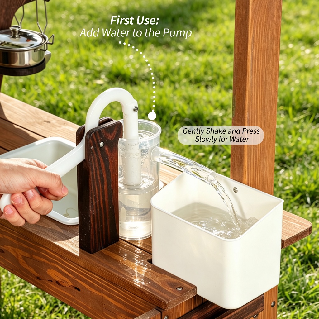 Maison de jeu en bois pour l'e - Kids Outdoor House With Kitchen avis et prix