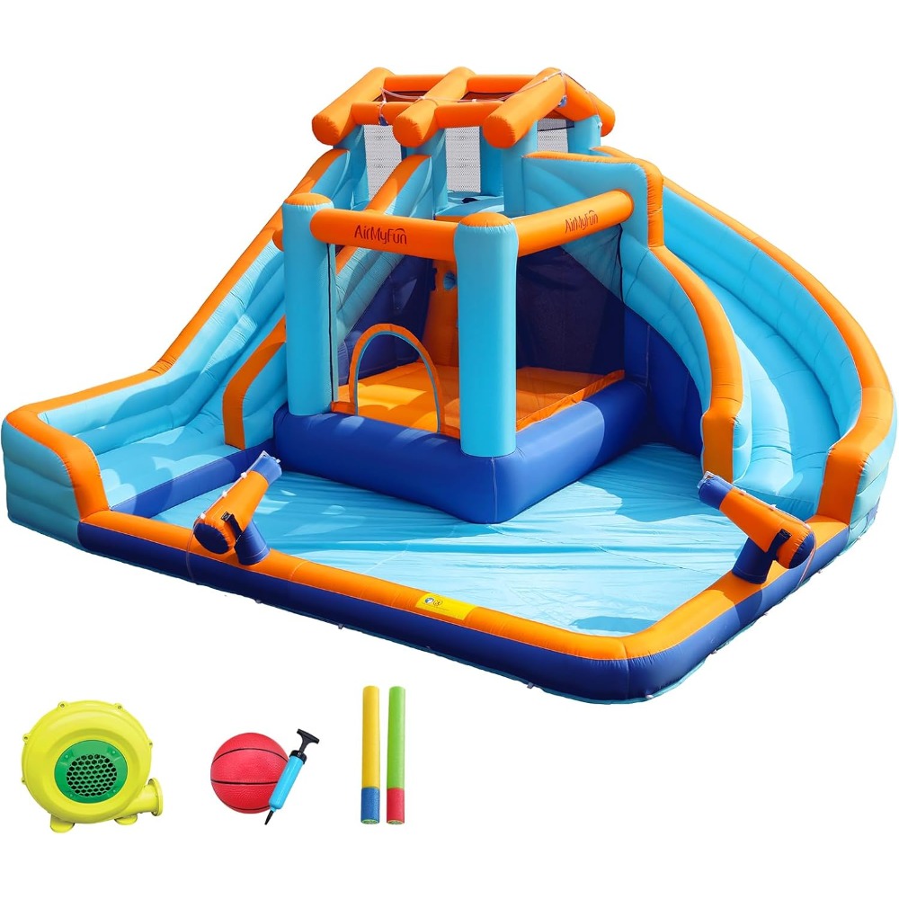 Grand toboggan aquatique avec  - Kids Outdoor Slide avis et prix
